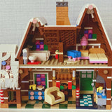 Building Toys: Santa Claus Gingerbread House Building Blocks