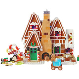 Building Toys: Santa Claus Gingerbread House Building Blocks