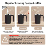 Coffee Machines & Accessories: 380ML Self-Stirring Electric Coffee Mug Black and White Cup
