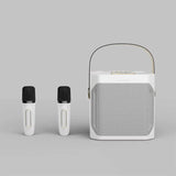 High Power Karaoke Bluetooth Speaker With Dual Microphone