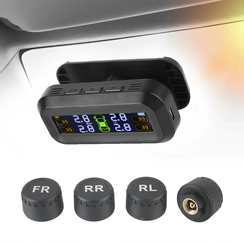 Air Compressors: Wireless Tire Pressure Monitoring  Solar And USB Charging