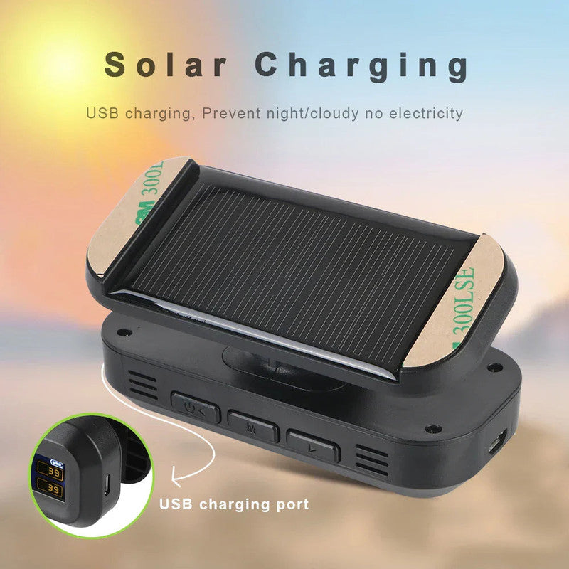 Air Compressors: Wireless Tire Pressure Monitoring  Solar And USB Charging