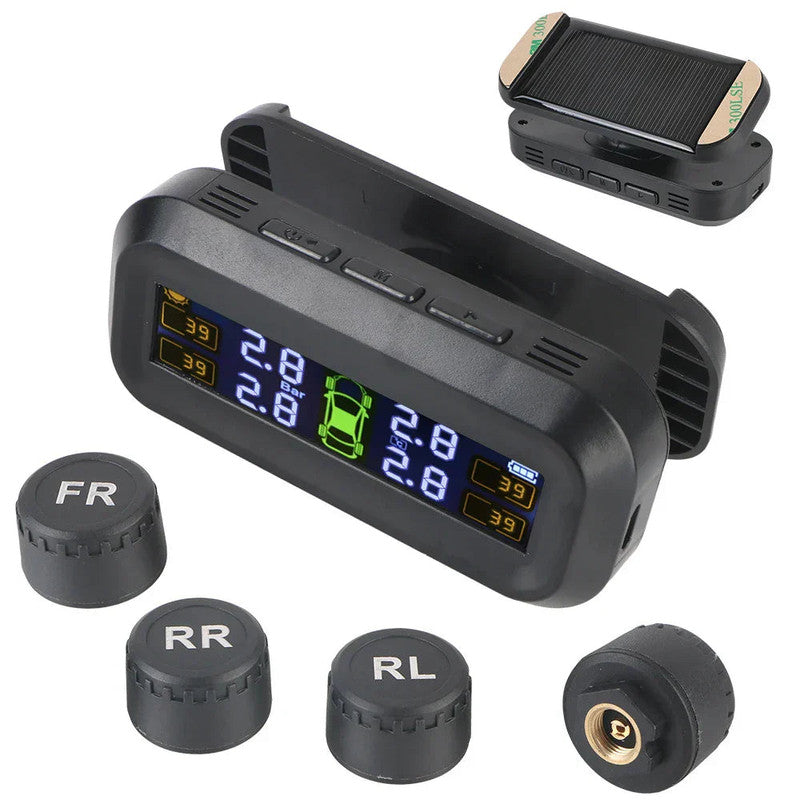 Air Compressors: Wireless Tire Pressure Monitoring  Solar And USB Charging