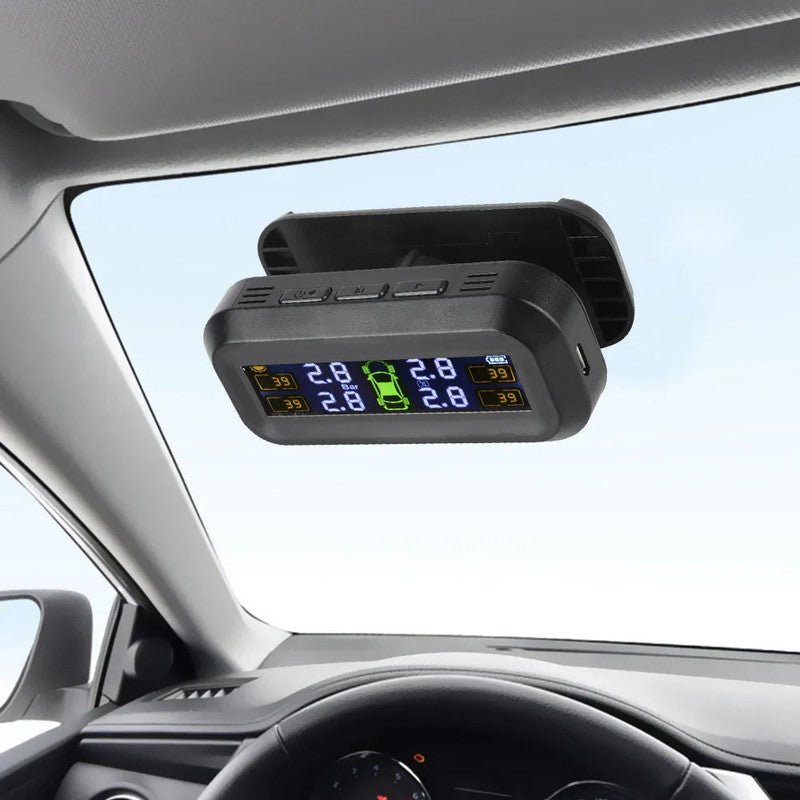 Air Compressors: Wireless Tire Pressure Monitoring  Solar And USB Charging