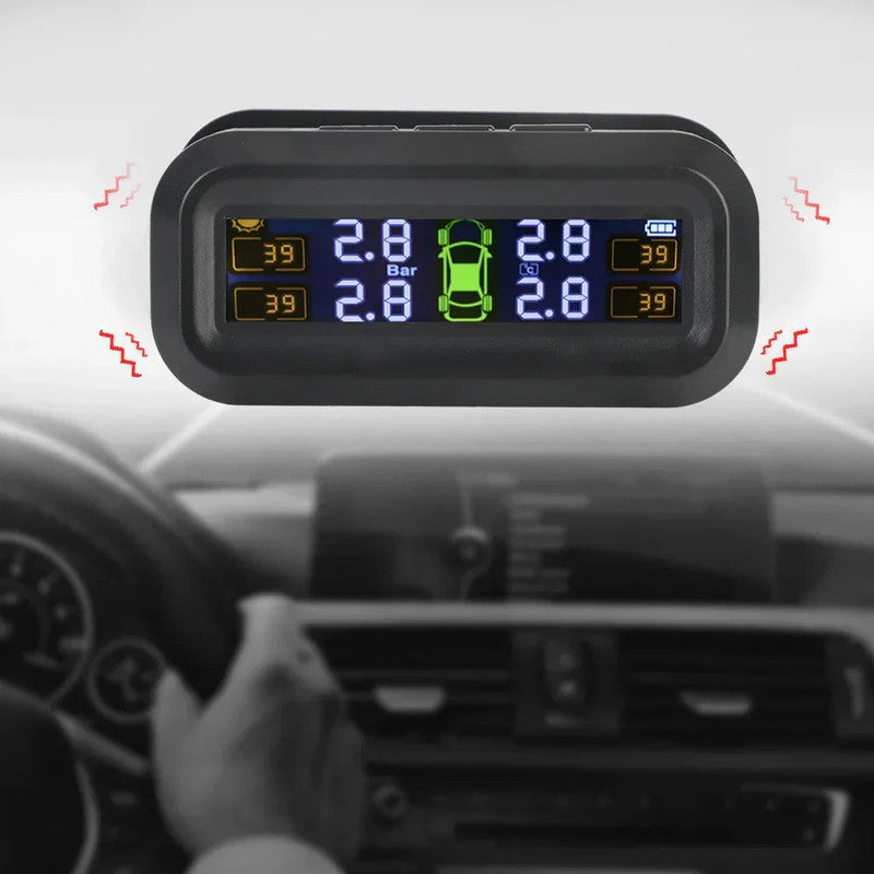 Air Compressors: Wireless Tire Pressure Monitoring  Solar And USB Charging