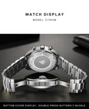 Men's Watches: Mens Quartz Chronograph Business Watch