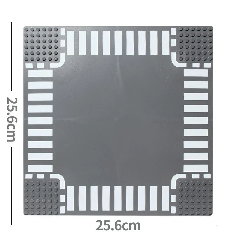 City Road Baseplate Block For Kids Diy Building