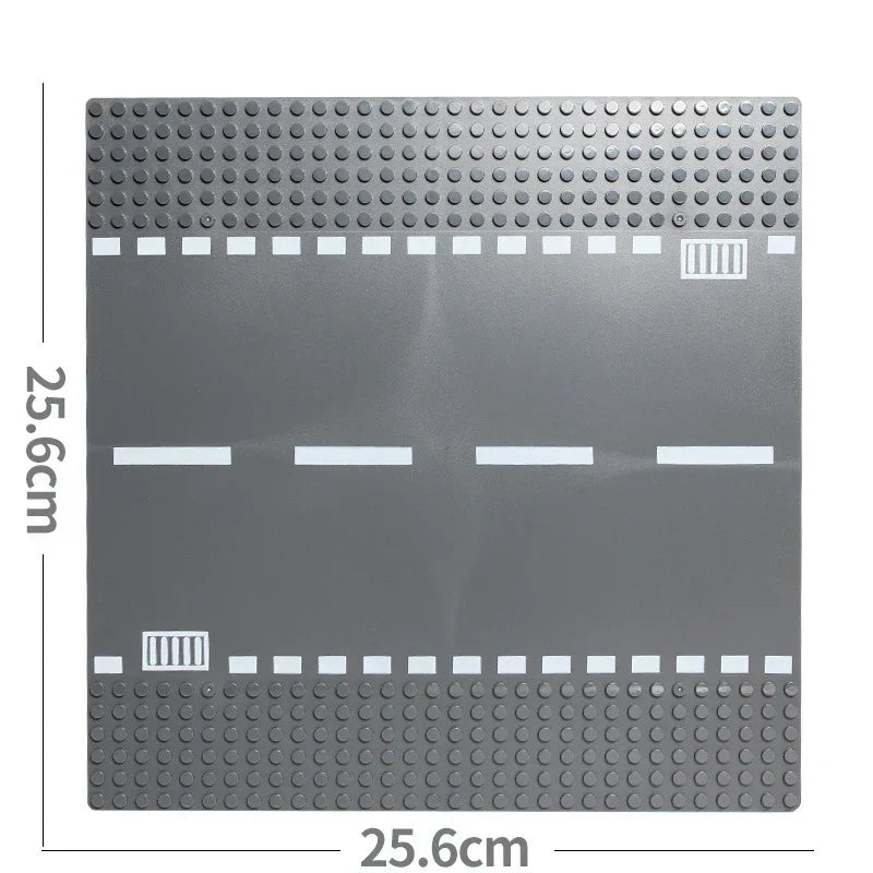 City Road Baseplate Block For Kids Diy Building