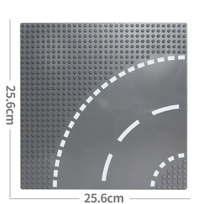 City Road Baseplate Block For Kids Diy Building