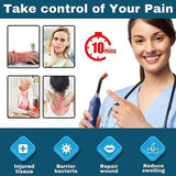 Wellness Accessories: 3-in-1 Red Light Therapy Wand Infrared & Blue Light Blue