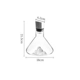 Drinkware: 1500ML Iceberg Crystal Decanter Handmade Lead-Free Glass Wine