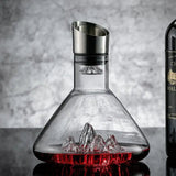 Drinkware: 1500ML Iceberg Crystal Decanter Handmade Lead-Free Glass Wine