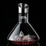 Drinkware: 1500ML Iceberg Crystal Decanter Handmade Lead-Free Glass Wine