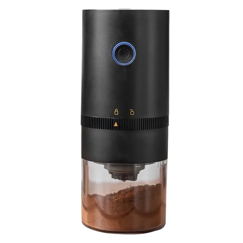 Coffee Machines & Accessories: Portable USB C Rechargeable Coffee Grinder  Mill Black