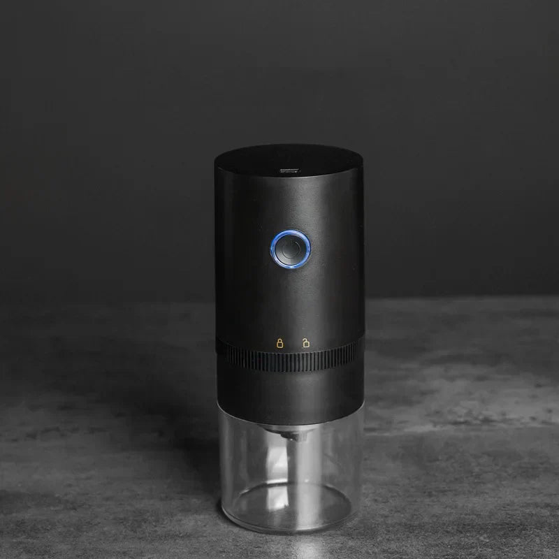 Coffee Machines & Accessories: Portable USB C Rechargeable Coffee Grinder  Mill Black