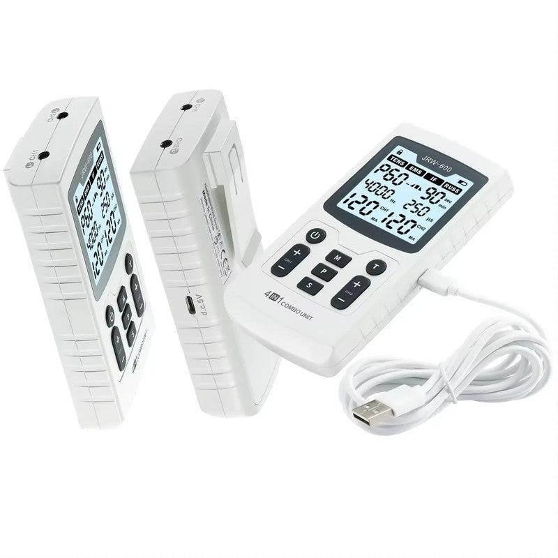 Electric Muscle Therapy Stimulator Interferential Device