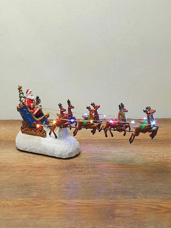 Light-Up Christmas Village House Decoration Set