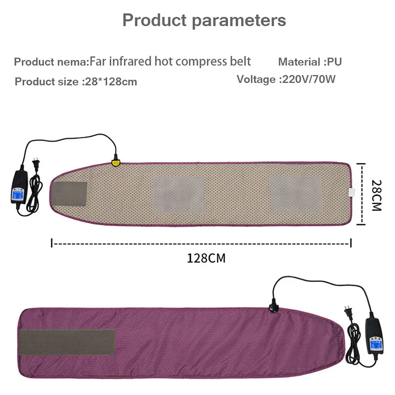 Heating Pads: Electric Sauna Heating Belt Far Infrared Slimming