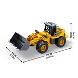 Dolls, Playsets & Toy Figures: 2.4G Alloy Remote Control Dump Bulldozer