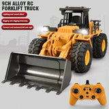 Dolls, Playsets & Toy Figures: 2.4G Alloy Remote Control Dump Bulldozer