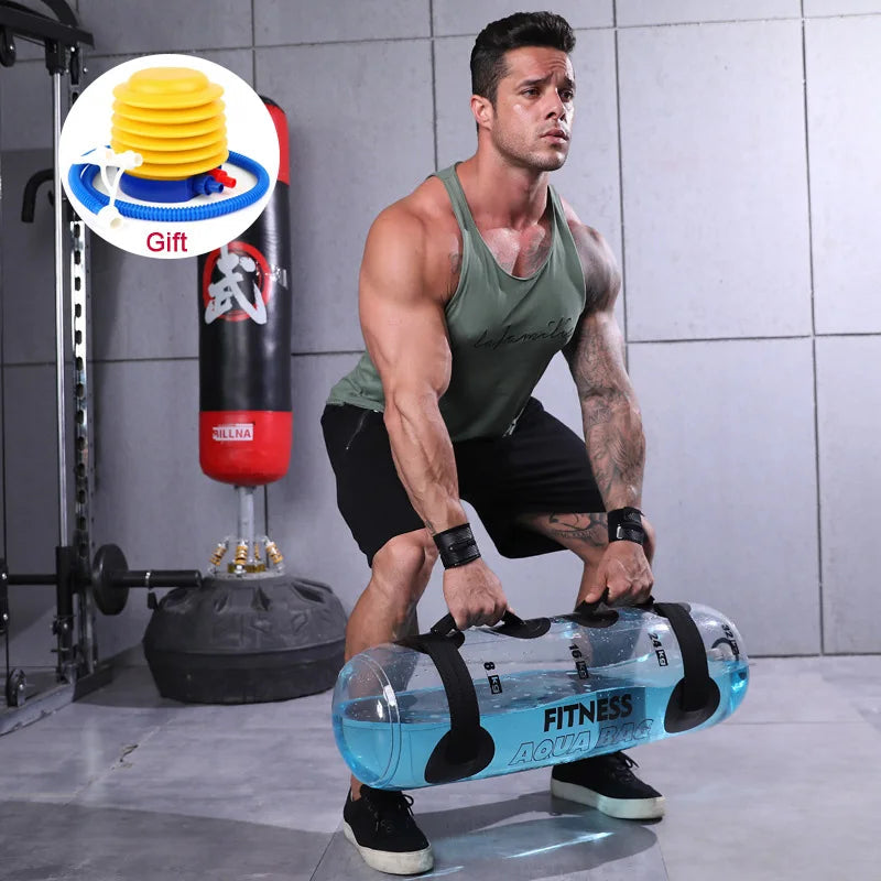 Free Weights: 20KG Fitness Aqua Bag Water-Powered Workout