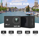 Camera Accessories: 4K Action Camera 30M Waterproof Sports Cam Balck