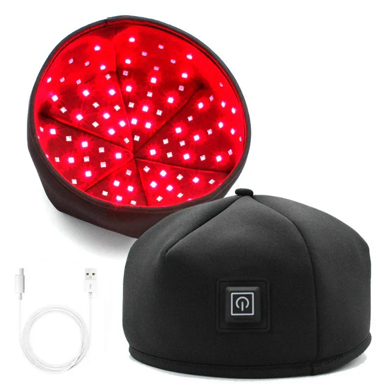 Shaving & Grooming: Hair Growth Cap LED Treatment Helmet Black