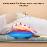 Massagers: Electric Full Body Massage Mattress with Heat, Airbag, and Kneading Grey