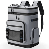 Backpacks: 30L Camping Insulated Backpack Hot Cold Storage Gray