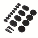 Massagers: 18Pcs Heated Basalt Massage Stones With Warmer Box