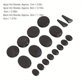 Massagers: 18Pcs Heated Basalt Massage Stones With Warmer Box