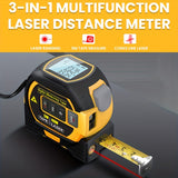 Measuring Tools & Sensors: Laser Rangefinder & Steel Tape Measure