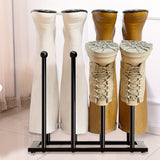 Shoe Storage: Black Metal Shoe Rack Organizer for Entryway