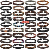 Women's Jewellery: Men's Vintage PU Leather Bracelet Set (36pcs)