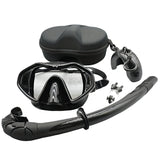 Scuba & Snorkeling: Adult Anti-Fog Snorkel Set with Dry Tube