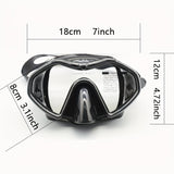 Scuba & Snorkeling: Adult Anti-Fog Snorkel Set with Dry Tube