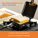 Skillets & Frying Pans: Non-Stick Double-Sided Sandwich & Omelette Maker