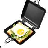 Skillets & Frying Pans: Non-Stick Double-Sided Sandwich & Omelette Maker