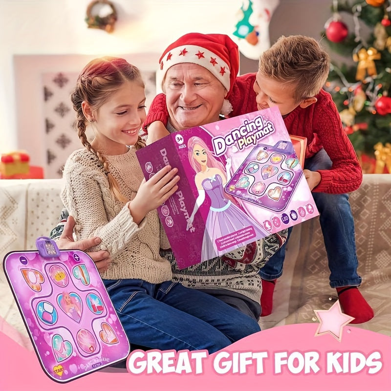 Activity Toys: Kids LED Musical Dance Mat with 6 Game Modes