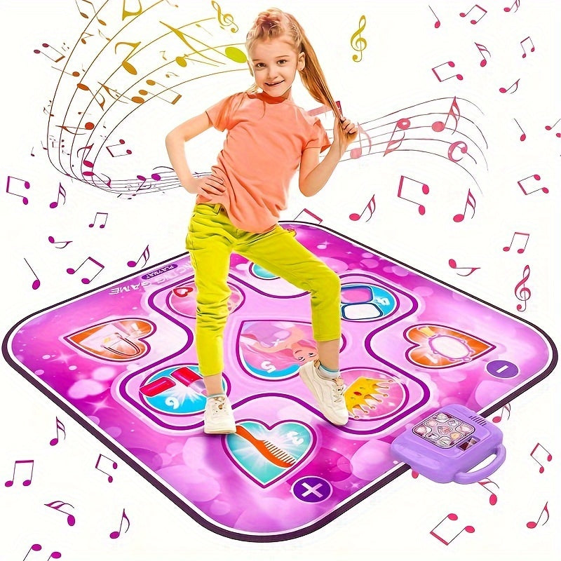 Activity Toys: Kids LED Musical Dance Mat with 6 Game Modes