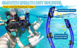 Scuba & Snorkeling: 3-Piece Snorkeling Set with Fins and Mask