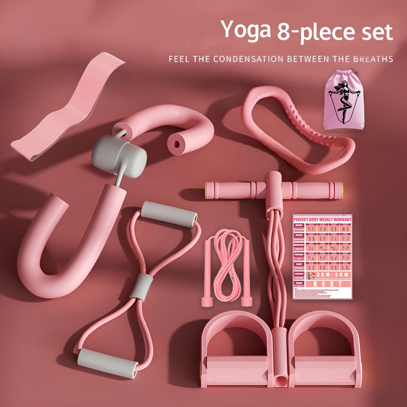 Gym Equipment & Accessories: Yoga Pilates Fitness Set with Accessories (8pcs)