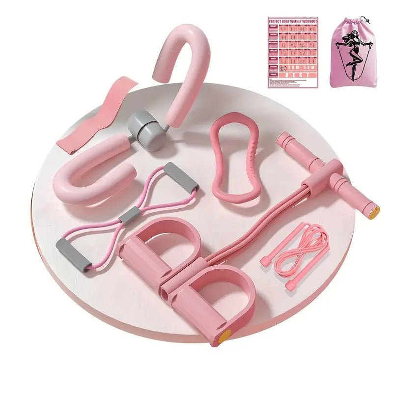 Gym Equipment & Accessories: Yoga Pilates Fitness Set with Accessories (8pcs)