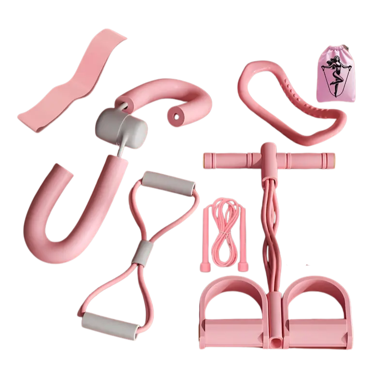 Gym Equipment & Accessories: Yoga Pilates Fitness Set with Accessories (8pcs)