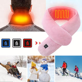 Women's Activewear: Scarf with USB Heated Winter Neck Warmer