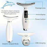 Skincare Masks & Peels: Neck & Face Massager Heated Skincare Tool (7-in-1)