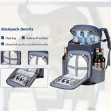 Backpacks: Insulated Sports Backpack 35-Can Blue