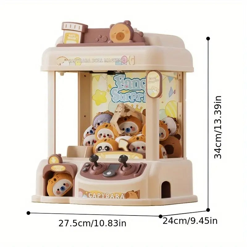 Activity Toys: Capybara Toy Claw Machine with Plush Prizes