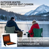 Cushions & Throws: Portable Heated Foldable Seat Cushion with USB Power