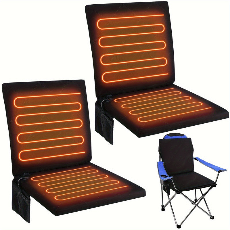 Cushions & Throws: Portable Heated Foldable Seat Cushion with USB Power